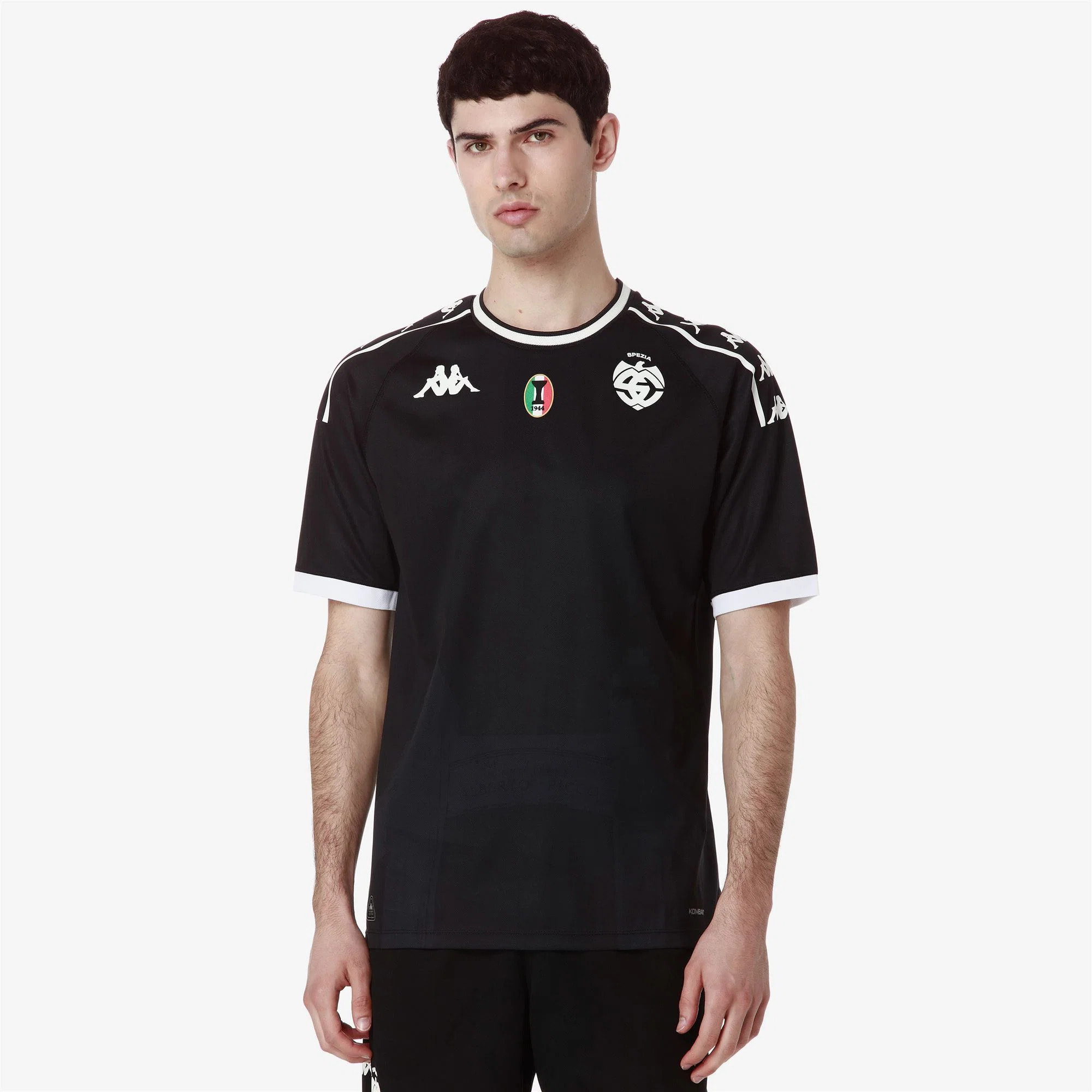 Kappa - Maglie gioco Uomo Nero - Kombat 2025 Spezia