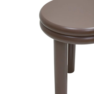 Table d'appoint Plump ronde D.40cm gris