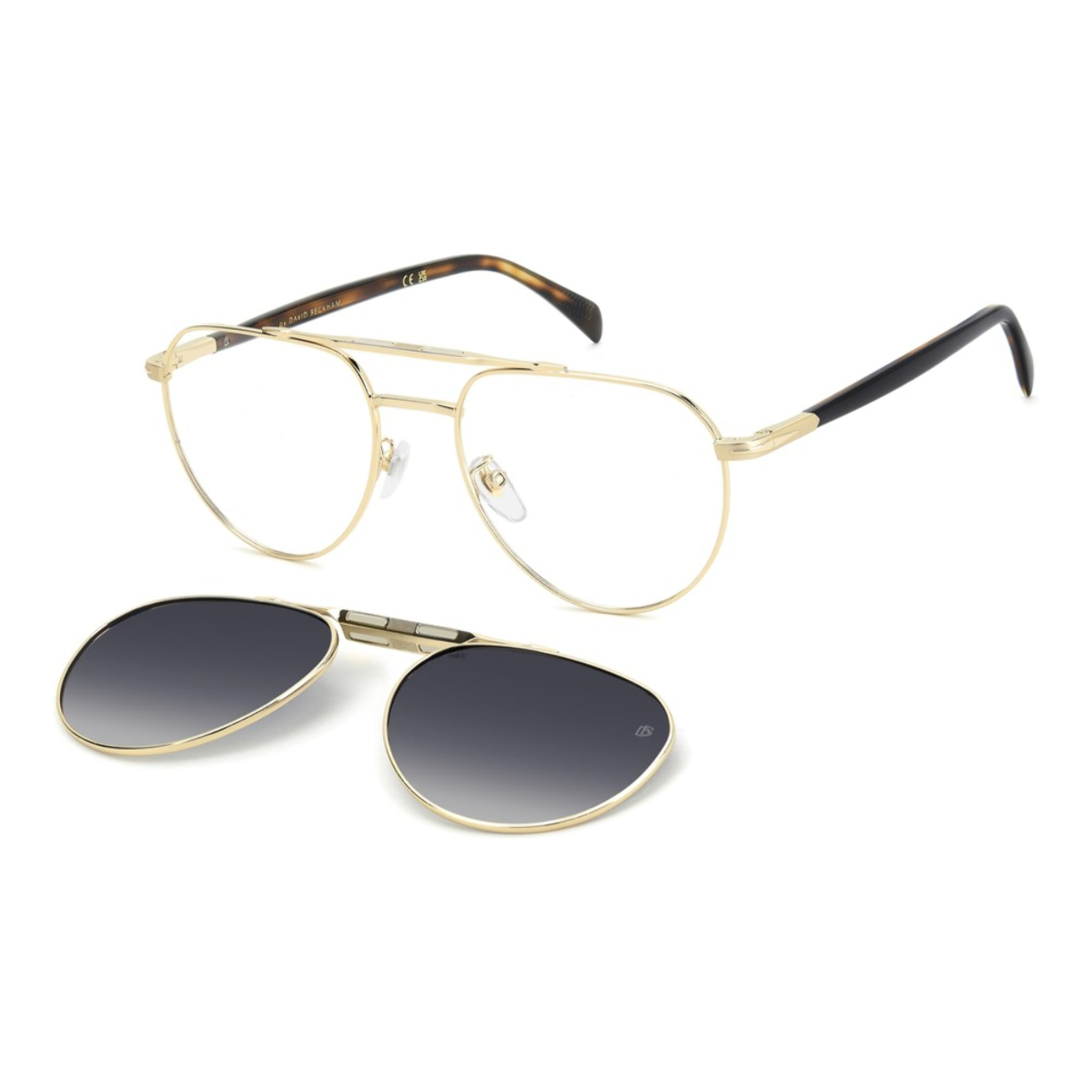 Gafas de Vista David Beckham DB 1238/C J5G Polarizadas de Metal Hombre 55 mm