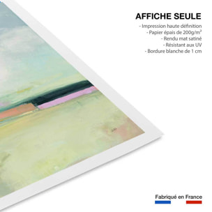 Affiche Horizon coloré Affiche seule