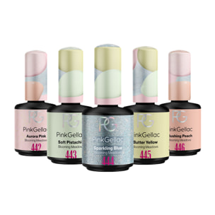Set vernis semi-permanent - Blooming Meadows - 5x 15 ml