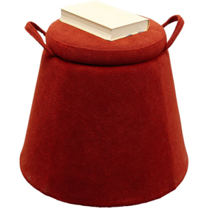 Tabouret Thimble rouge Kare Design