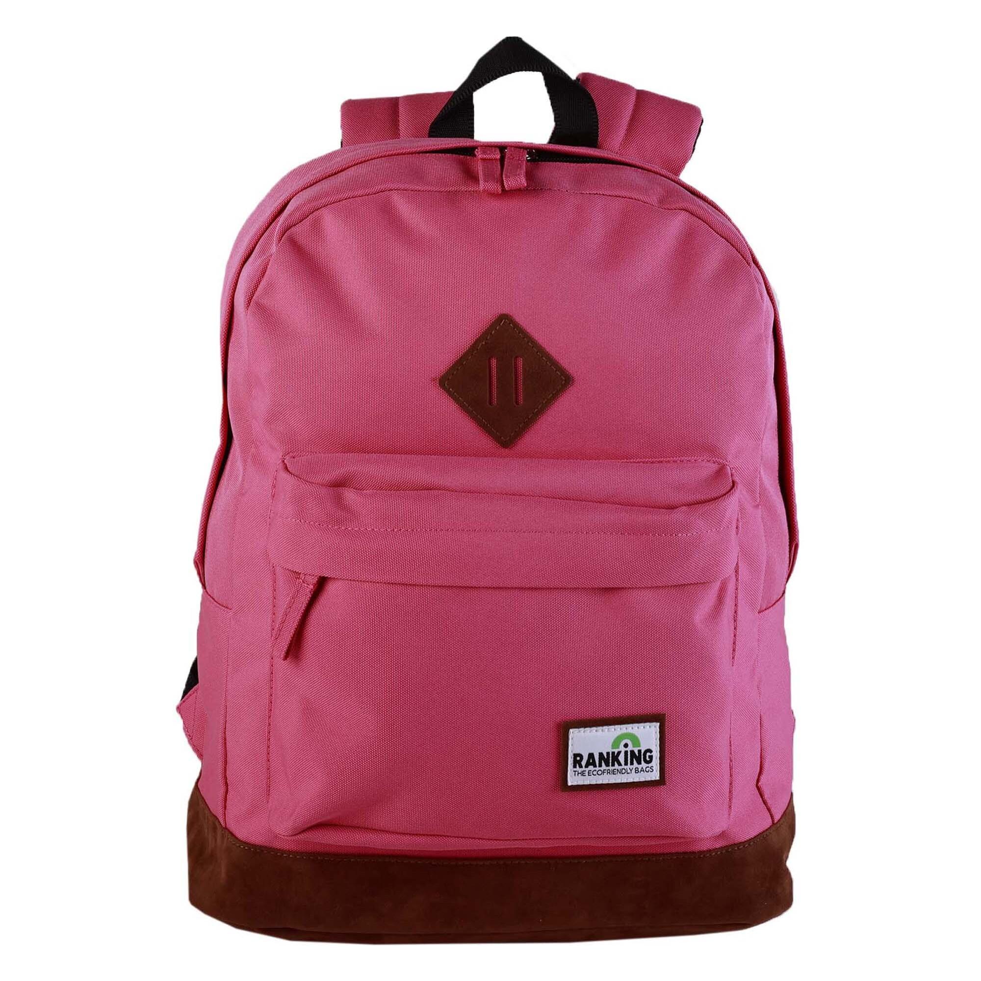 Mochila Americano Ranking Rosa Chicle. Compartimento portalaptop. Interior totalmente forrado y personalizado.