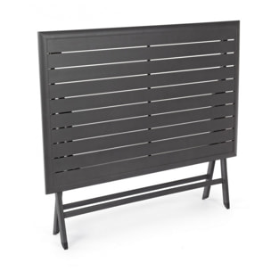 Tavolo ELIN pieghevole antracite 110x70 cm