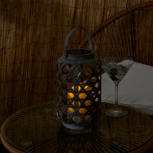Lampe Exterieur Solaire Effet Bougie M6