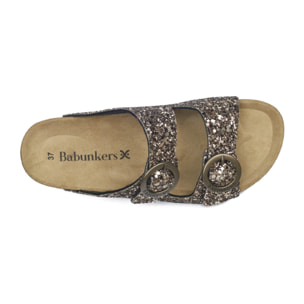 SANDALIA BARCELONA BABUNKERS MARRON