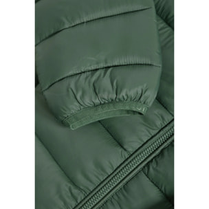 Chaqueta Costa ultraligera verde con logotipo