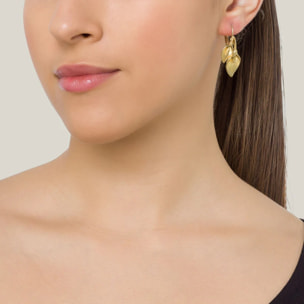 Pendiente Calas dorado