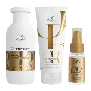 WELLA PROFESSIONALS Kit Oil Reflections Shampoo 250ml + Conditioner 200ml + Olio 30ml