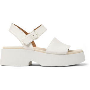 Sandalias - CAMPER Tasha - Blanco - Cuero liso