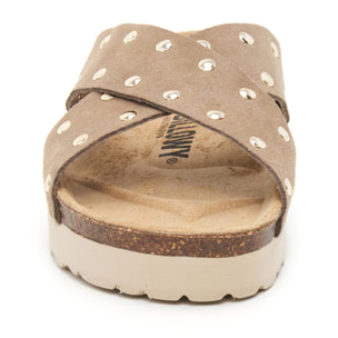 SANDALO CON ZEPPA BILLOWY MARRONE