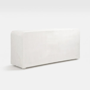 Buffet en plâtre blanc cassé 160 cm - Fira