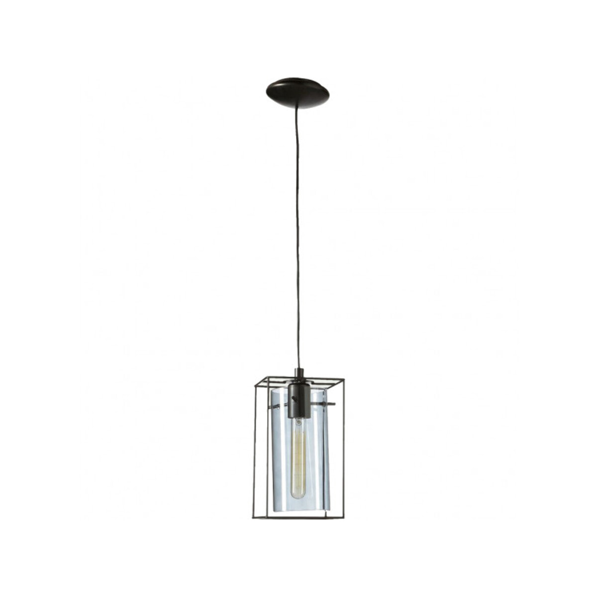 Suspension H.110cm en acier noir - LONCINO 515