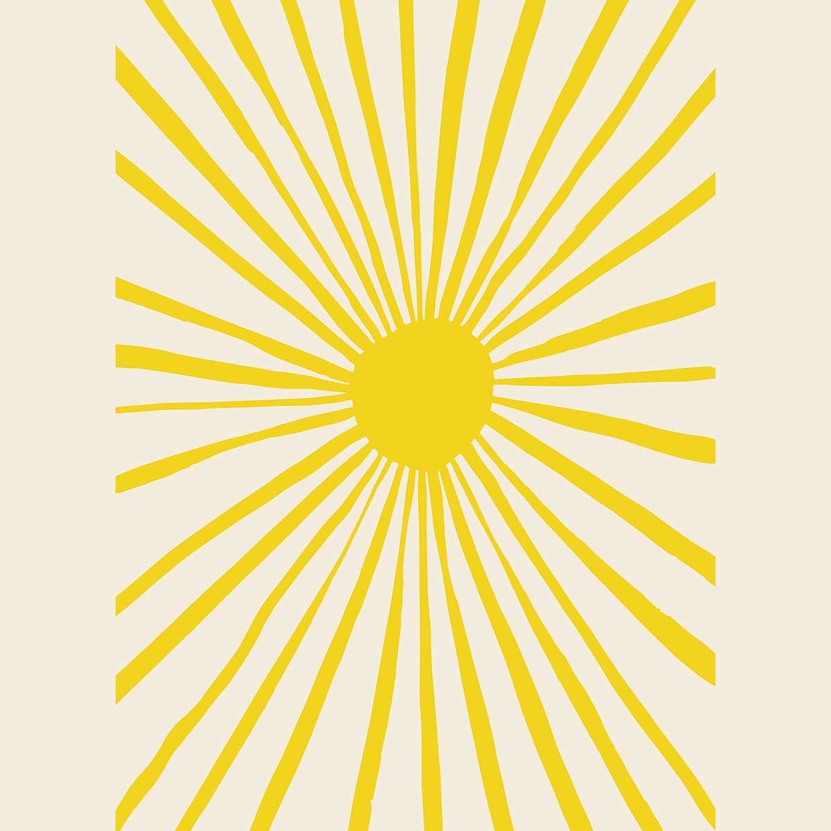 Affiche  ensoleillé Affiche + cadre en bois - Noir