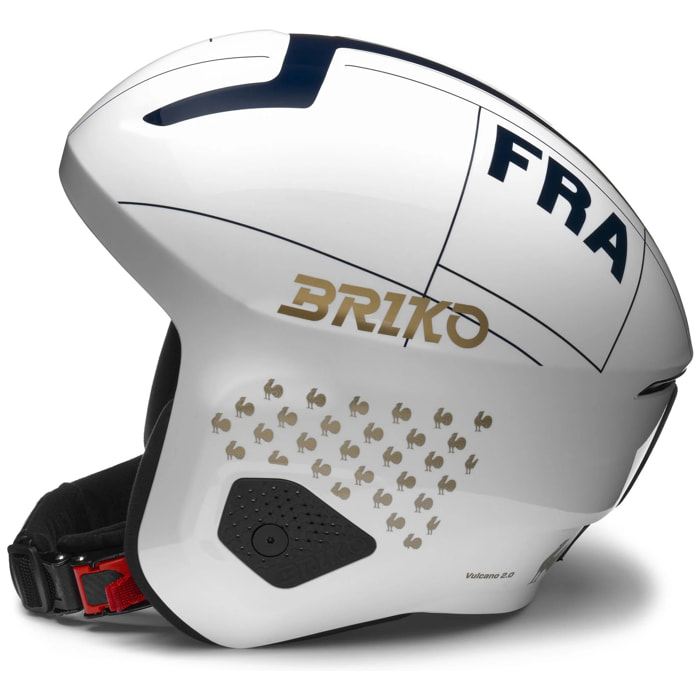 Caschi Briko Uomo Donna Bianco Vulcano 2.0 France