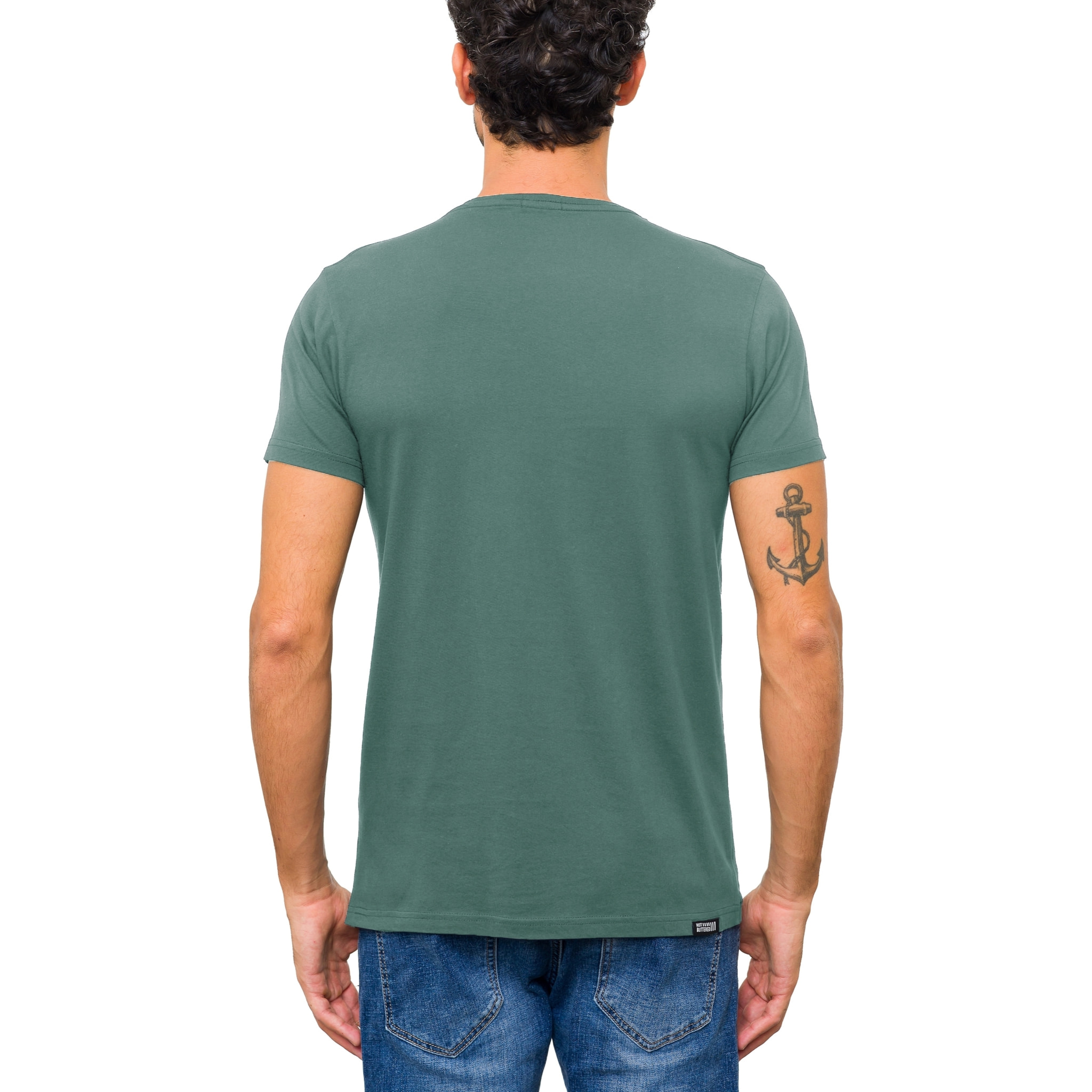 Camiseta de algodón 150 gr Hot Buttered Direction Verde