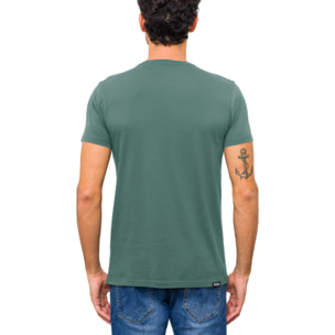 Camiseta de algodón 150 gr Hot Buttered Direction Verde