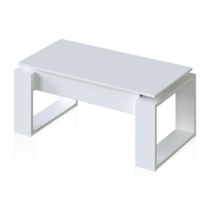 Mesa de centro elevable Neo Blanco Artik (Blanco Mate)
