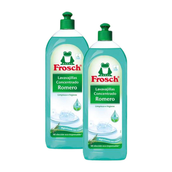 Lavavajillas romero Frosch Pack 2 x 750 ml
