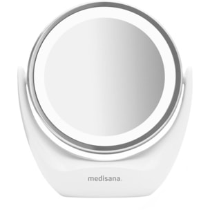 Miroir MEDISANA lumineux grossissant à piles