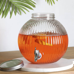 Well home dispensador de bebida en vidrio de 5,5l