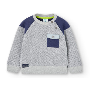 Sudadera punto acolchado de bebé -BCI