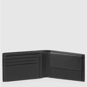 Piquadro Portefeuille homme avec volet porte-CNI, porte-mon
