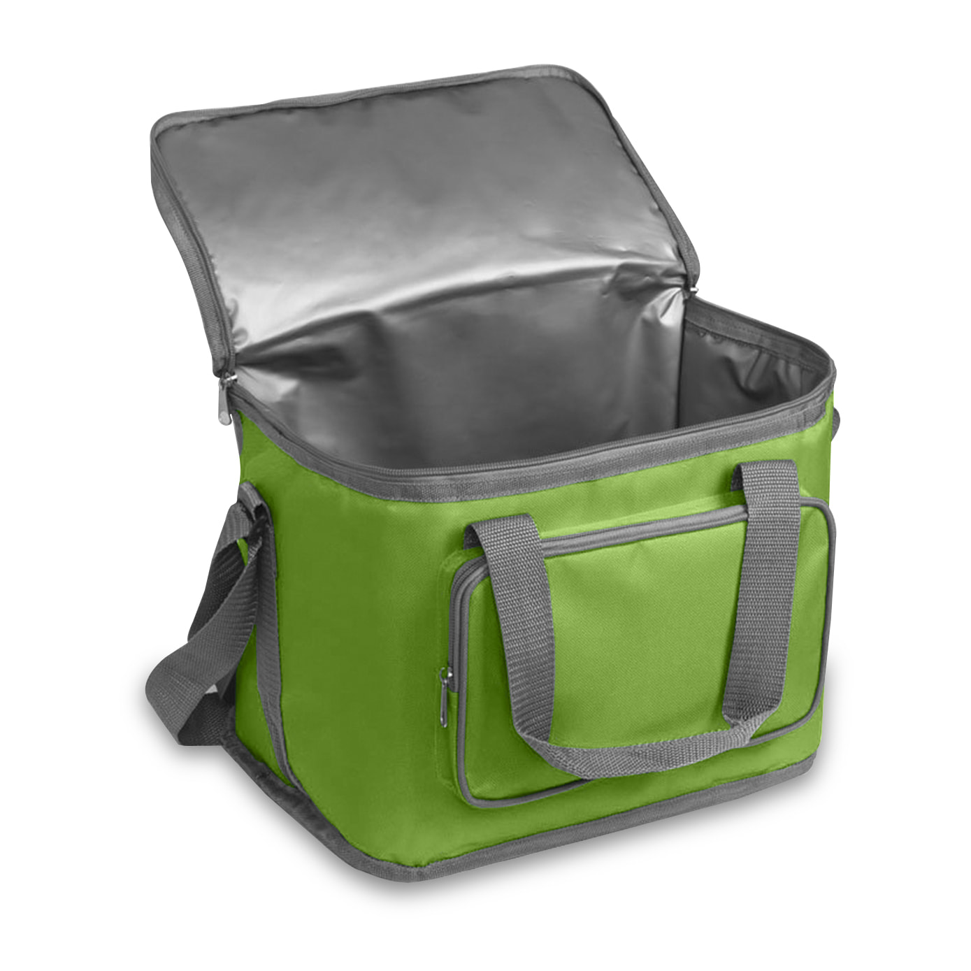 Cooler portatile Kardil. Alta resistenza, interno in PEVA privo di BPA. Maniglie in nylon rinforzate e cintura regolabile