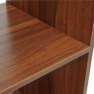 Armoire penderie armoire de rangement mobile panneaux de particules coloris chêne moyen