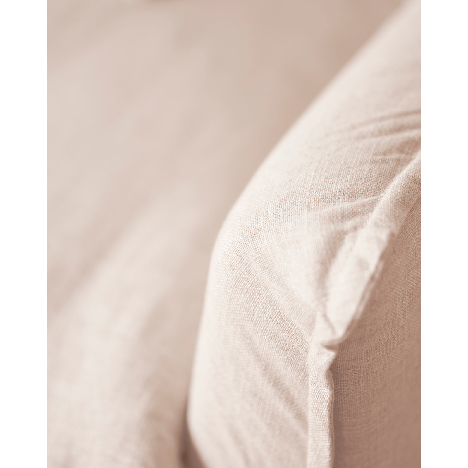 Sillón de algodón y lino desenfundable tono blanco de 98x90cm Alto: 81 Largo: 98 Ancho: 90