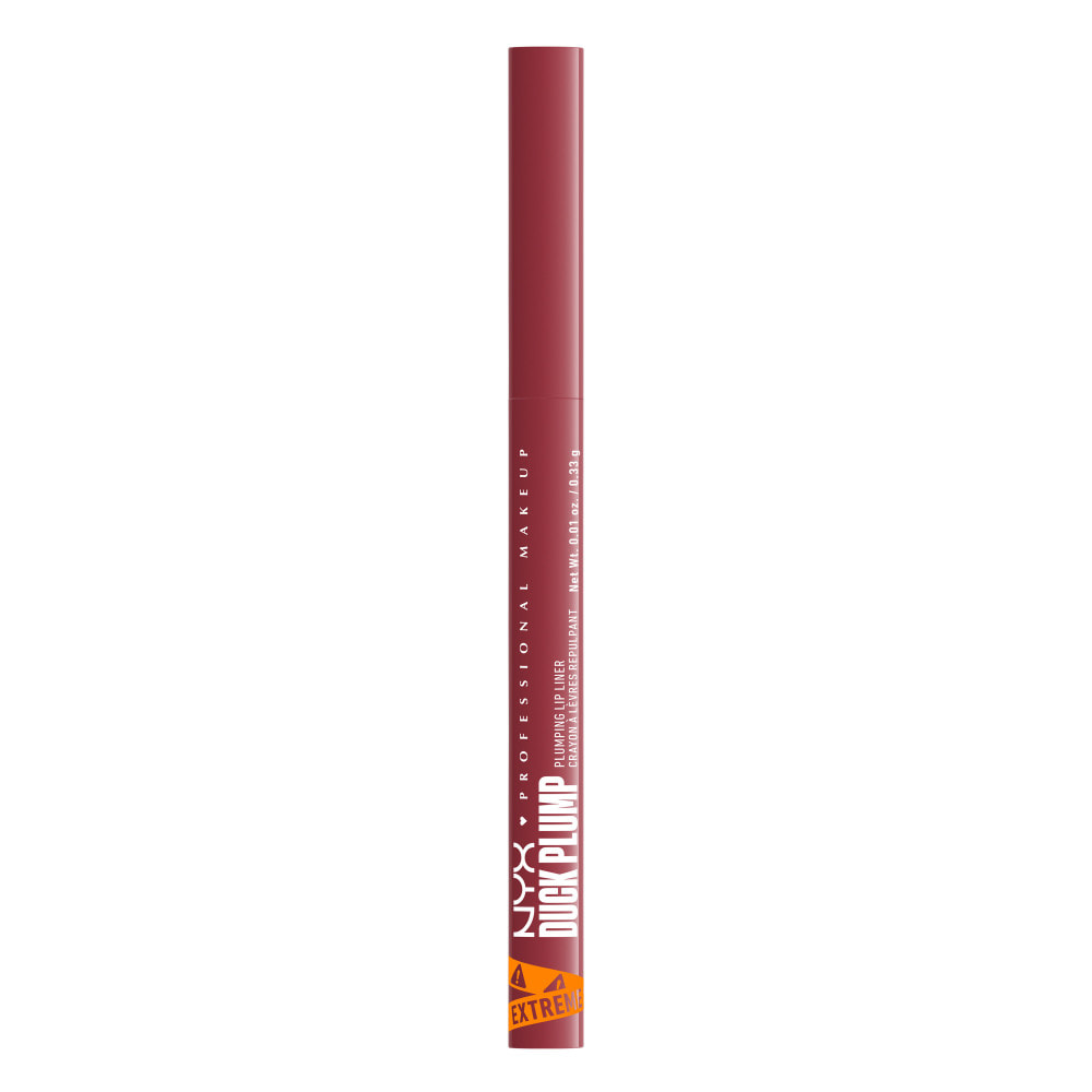 NYX Professional Makeup Duck Plump Plumping Lip Liner, crayon à lèvres, jusqu'à 10h de tenue, fini mat, Flirty Flip