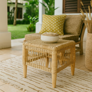 Bout de canapé en rotin ZOMBA