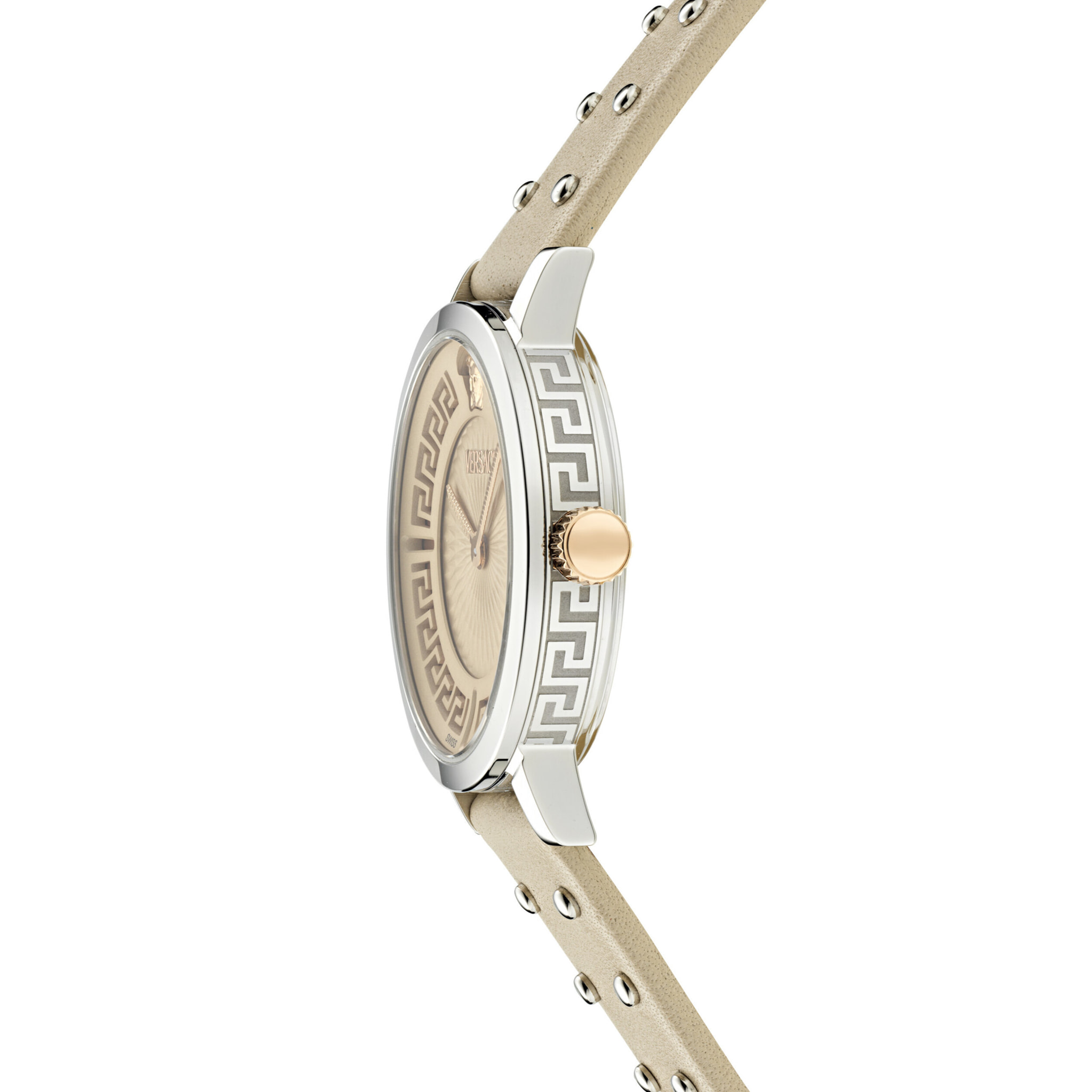 Versace Reloj Analógico De Cuarzo Greca Fortuna (Wc-0A)