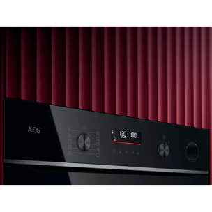 AEG Horno de vapor Serie 6000 SenseCook con SteamCrisp con Display LED Explore V7PBR521SB