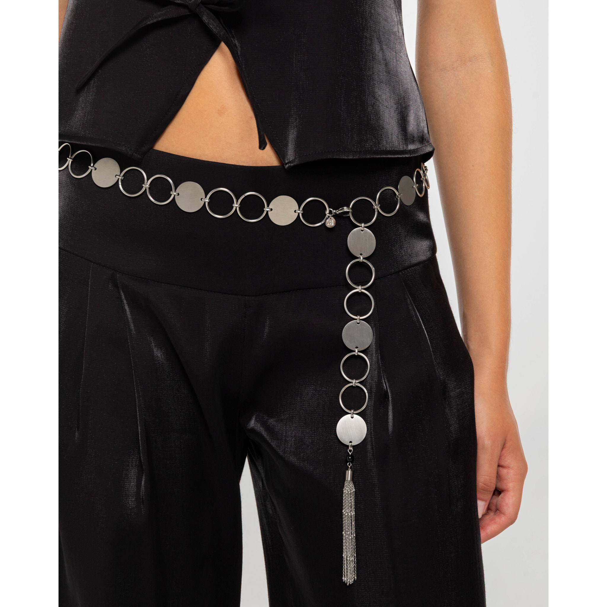 Cinturón cadena con monedas de mujer