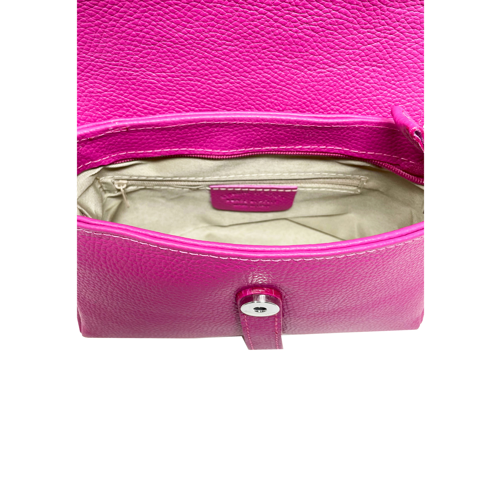Borsetta a Tracolla Clutch in Vera Pelle Made in Italy