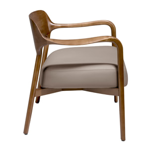 Sillón Angel Cerda de polipiel 70x62x72cm