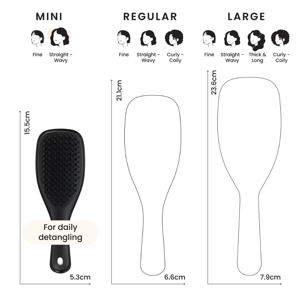 TANGLE TEEZER The Ultimate Detangler MINI Black