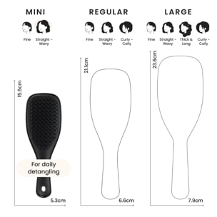 TANGLE TEEZER The Ultimate Detangler MINI Black