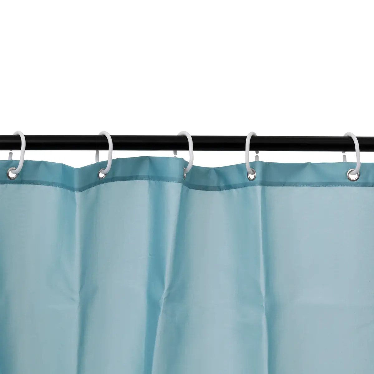 Rideau de douche 180x200cm Bleu artic Colorama