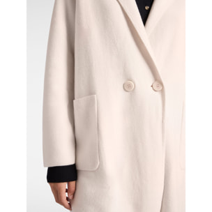 Elena Mirò - Cappotto in cashmere - Bianco