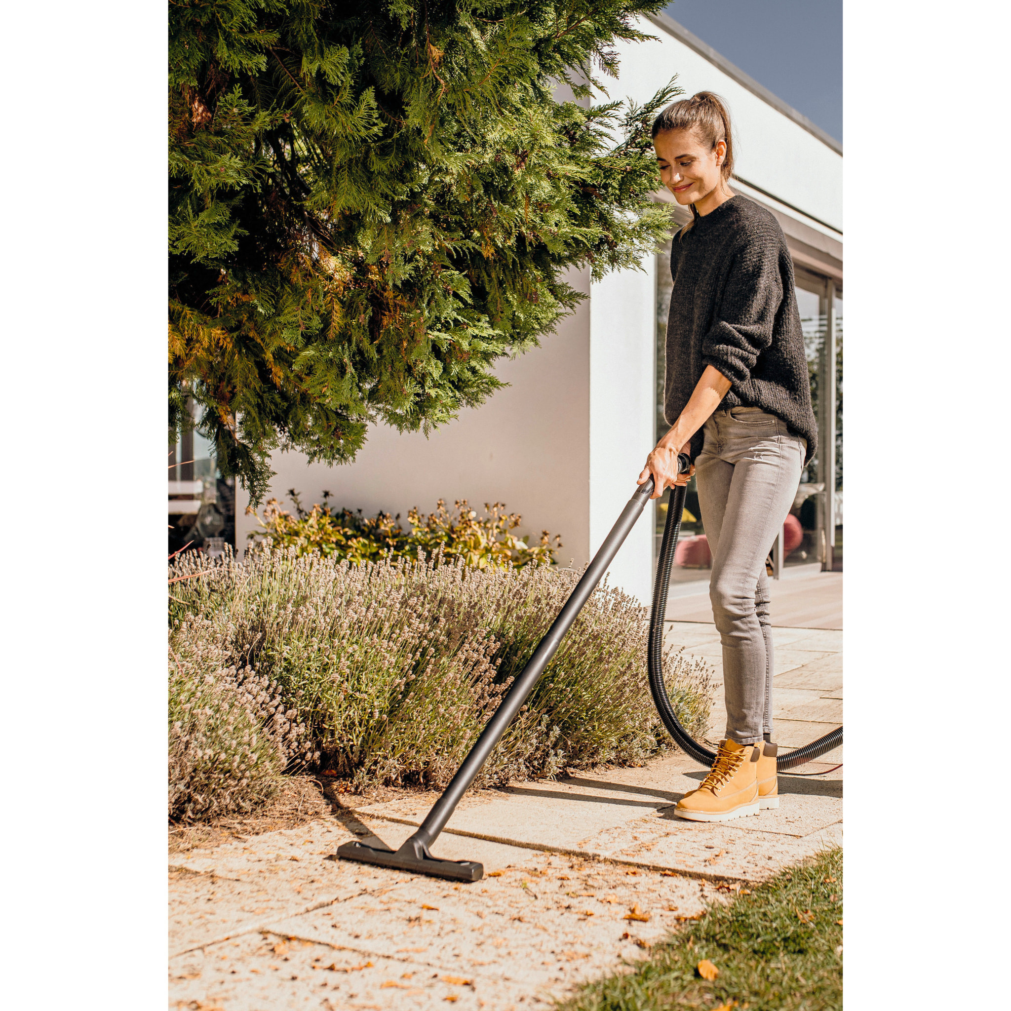 Aspirateur eau et poussière Karcher WD 3 S V-19/4/20 - Puissance 1000W- Capacité 19L- Cuve inox- Flexible 4m-  Grande capacité