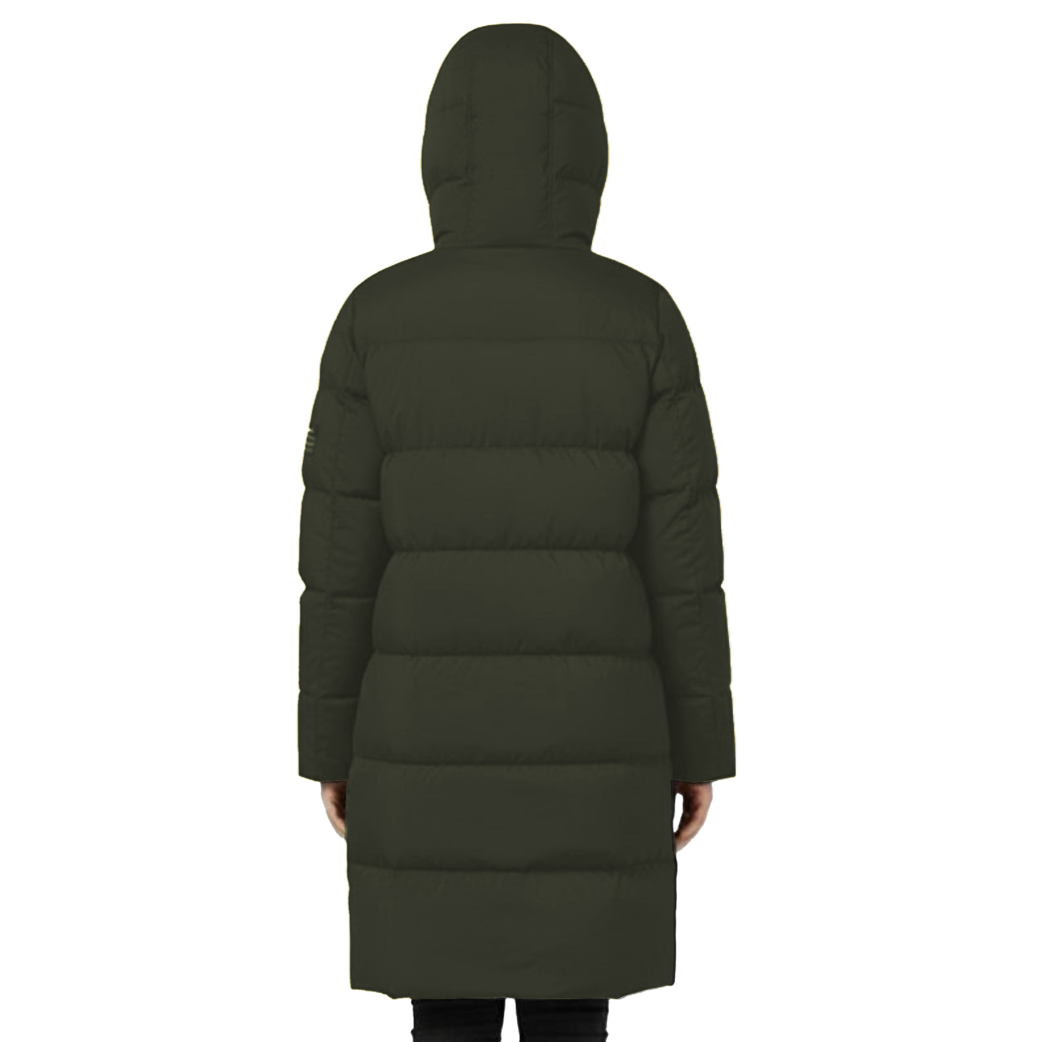 Abrigo para mujer ECOON Biarritz Long jacket - Khaki