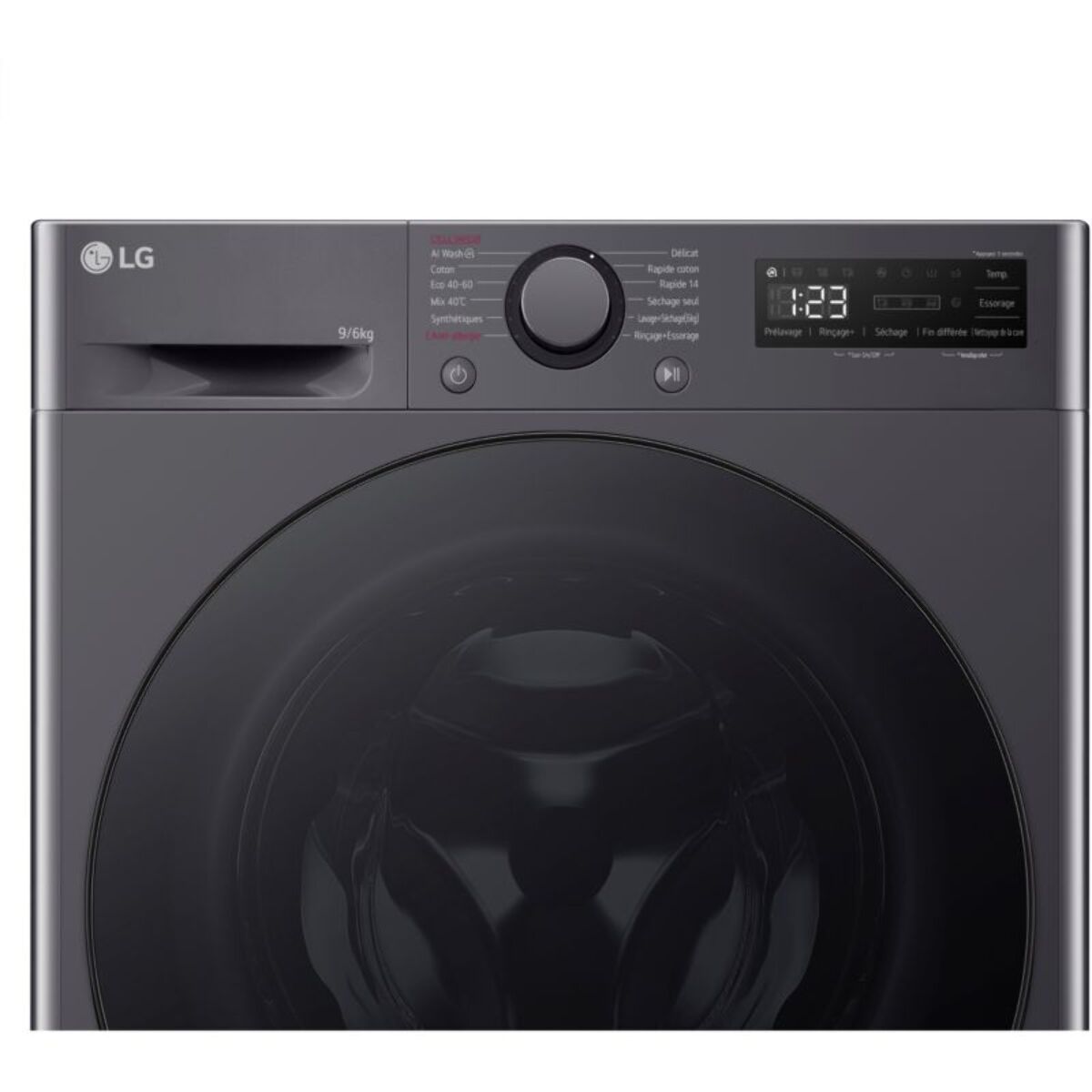 Lave linge séchant hublot LG F964R56MBRS