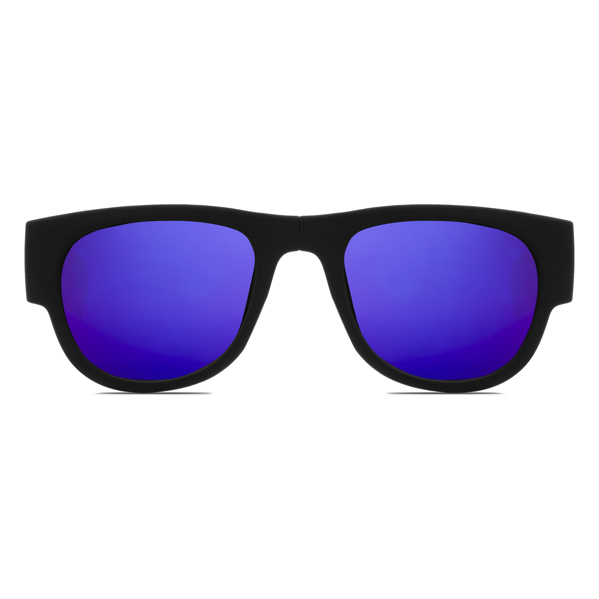 Occhiali da sole sportivi con lenti a specchio pieghevoli e arrotolabili UV400