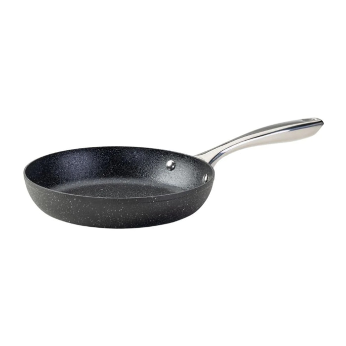 Poêle 24 cm fonte alu revêtement antiadhésif céramique sans PFAS Fackelmann