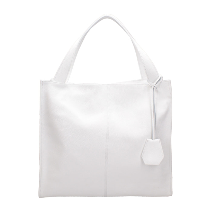 Borsa a spalla da donna - Modello Aelia - Vera pelle - 40.0 x 36.0 x 12.0 cm