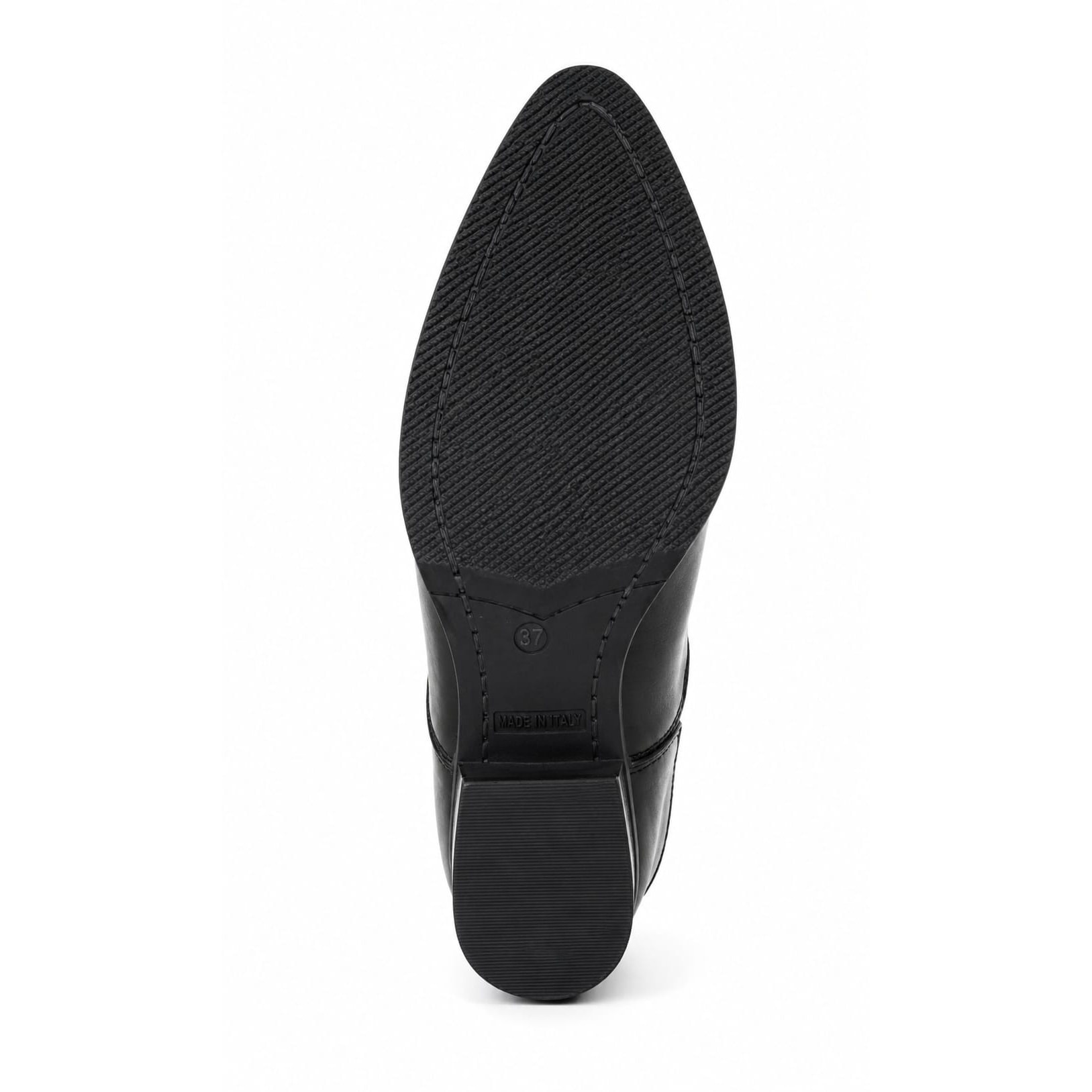Texano basso in vera pelle - tacco 5 cm