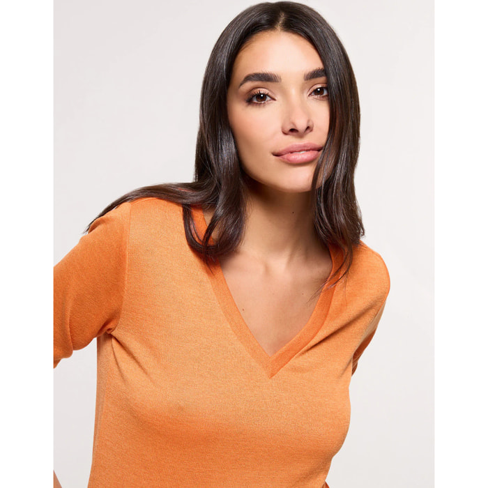 Camiseta Manga Larga Naranja - Imarama