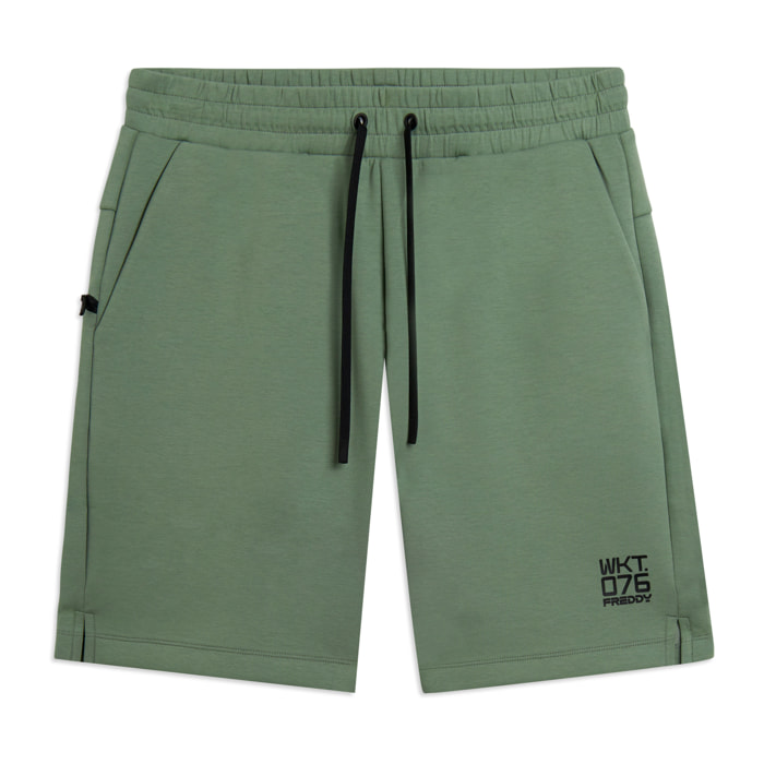 Pantaloni corti in interlock tecnico